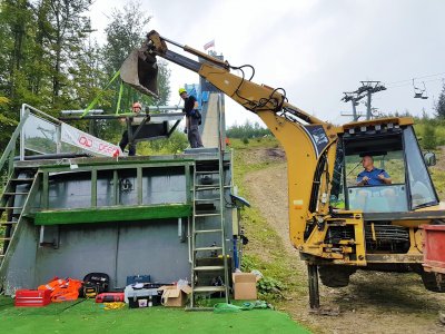 Modernizacja rozbiegu na skoczni im. A. Małysza